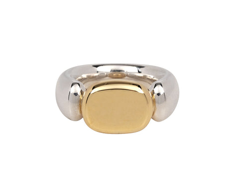 Kloto Silver and Gold Ton Ring