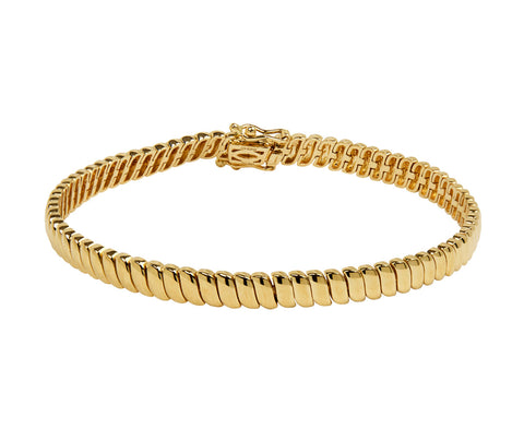 Thin Gold Zoe Bracelet - TWISTonline