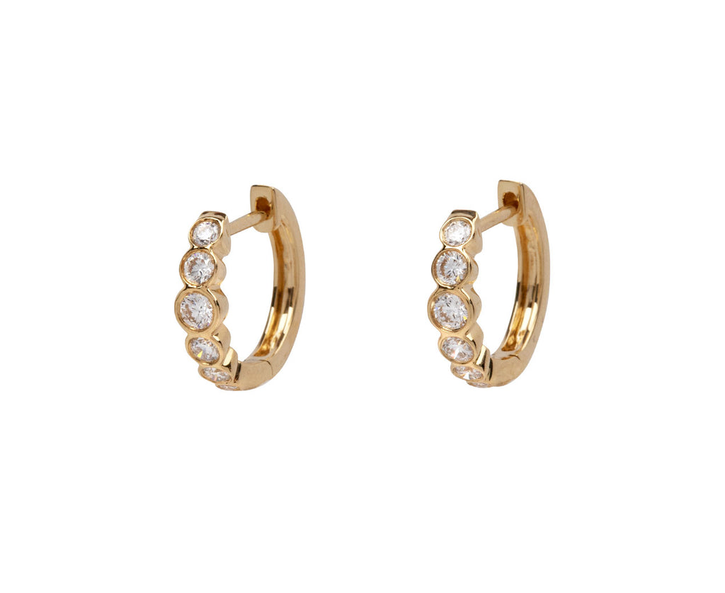 Round Beverly Huggie Hoop Earrings - TWISTonline