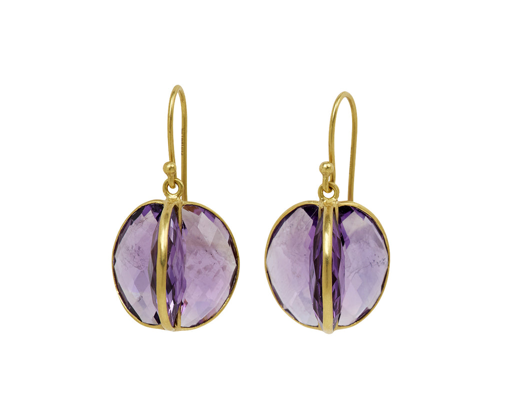 Kothari Elements Amethyst Reflection Earrings