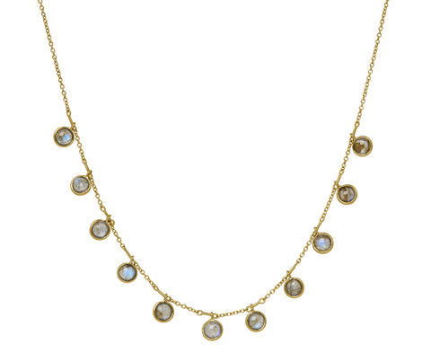 Kothari Elements Labradorite Demi Fringe Necklace