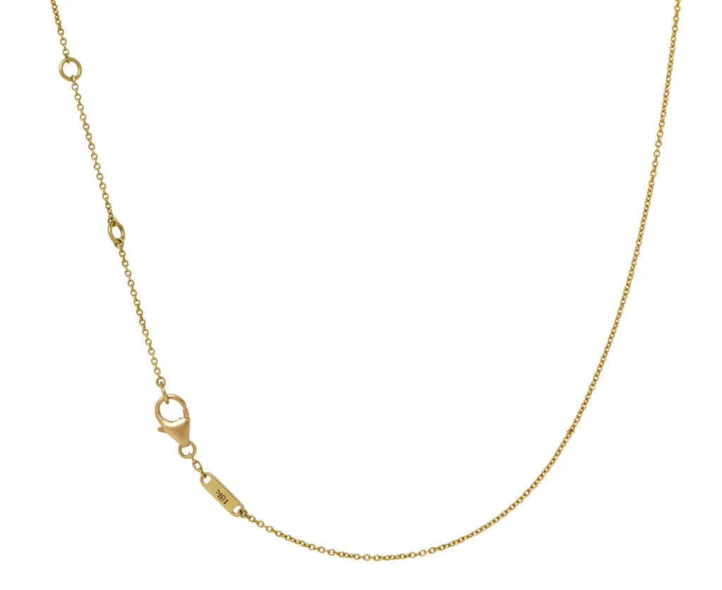 Kothari Elements Garnet Demi Fringe Necklace - Closure