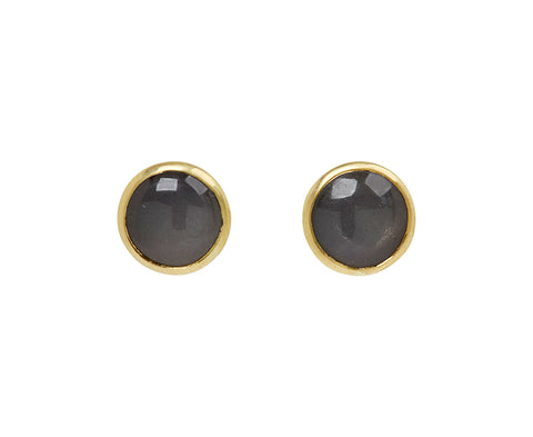 Kothari Elements Black Moonstone Post Earrings
