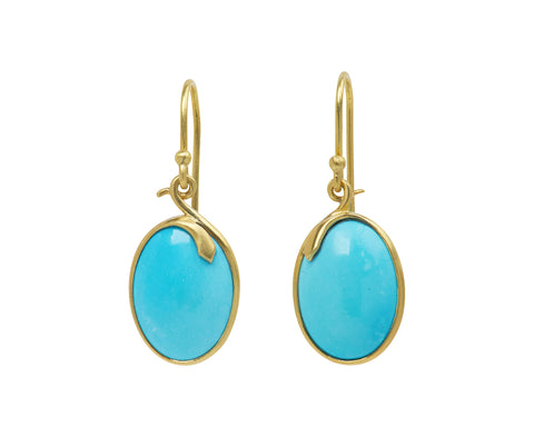 Kothari Elements Turquoise Snake Earrings