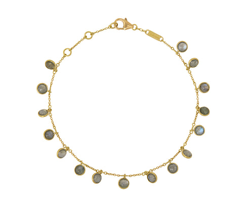 Kothari Elements Labradorite Fringe Bracelet