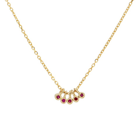 Jennie Kwon Ruby Milestones Necklace