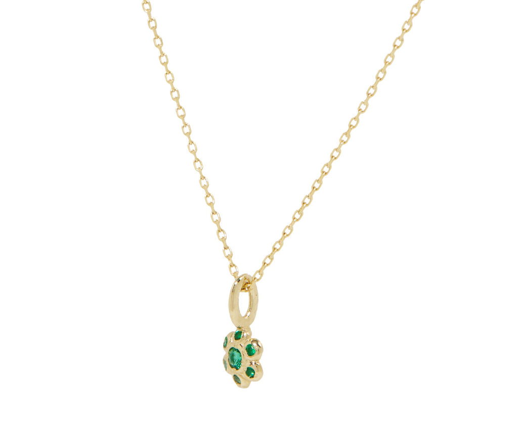 Emerald Flower Necklace