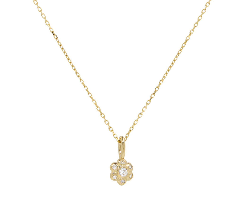 Diamond Flower Necklace