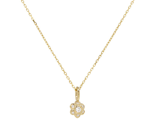 Diamond Flower Necklace