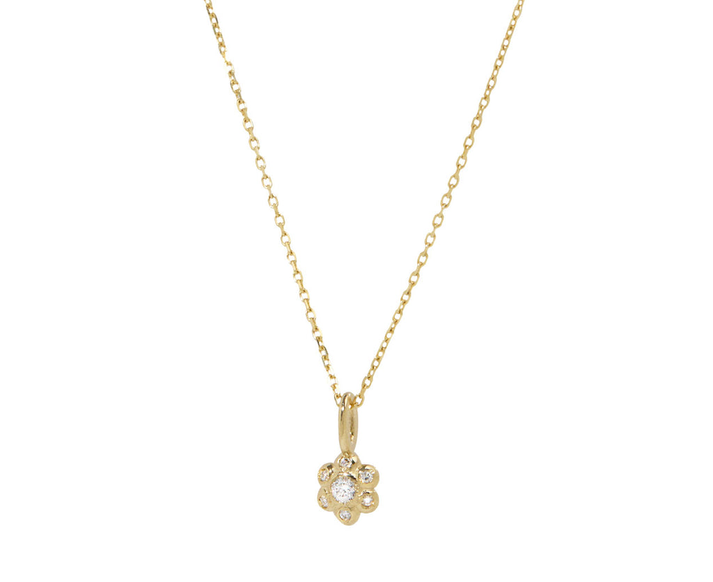 Diamond Flower Necklace
