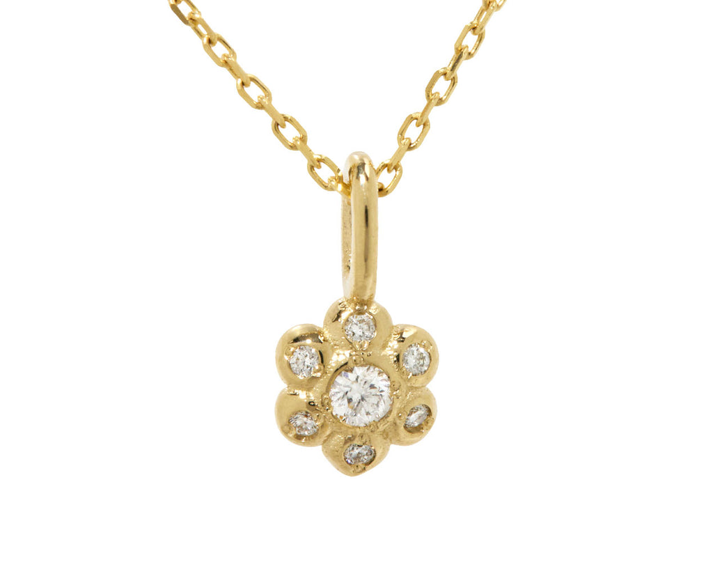 Diamond Flower Necklace