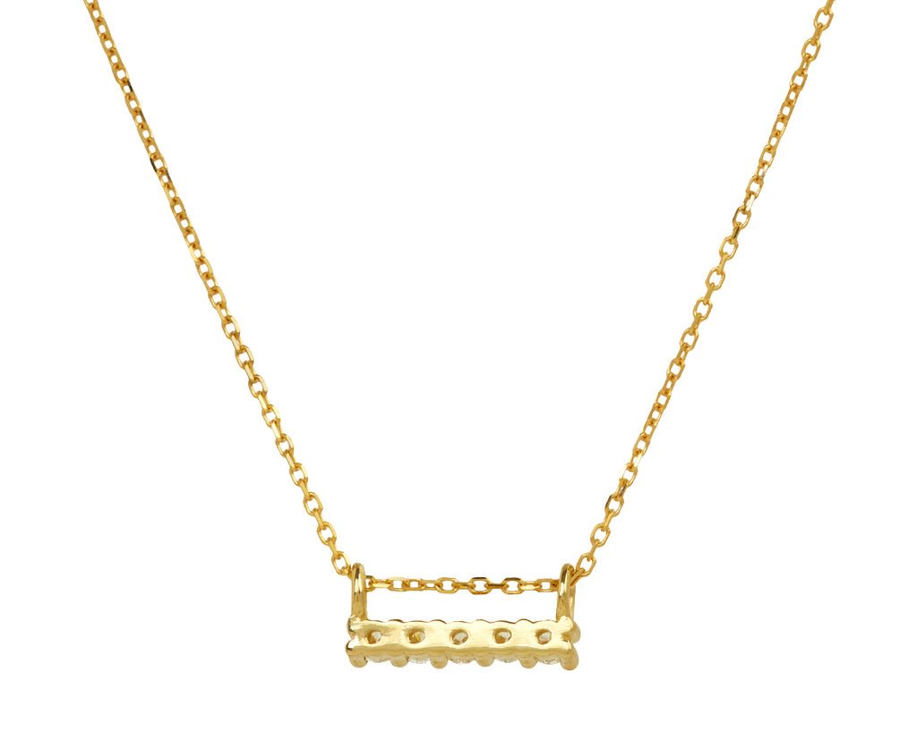 Jennie Kwon Diamond Pendant Necklace - Back View