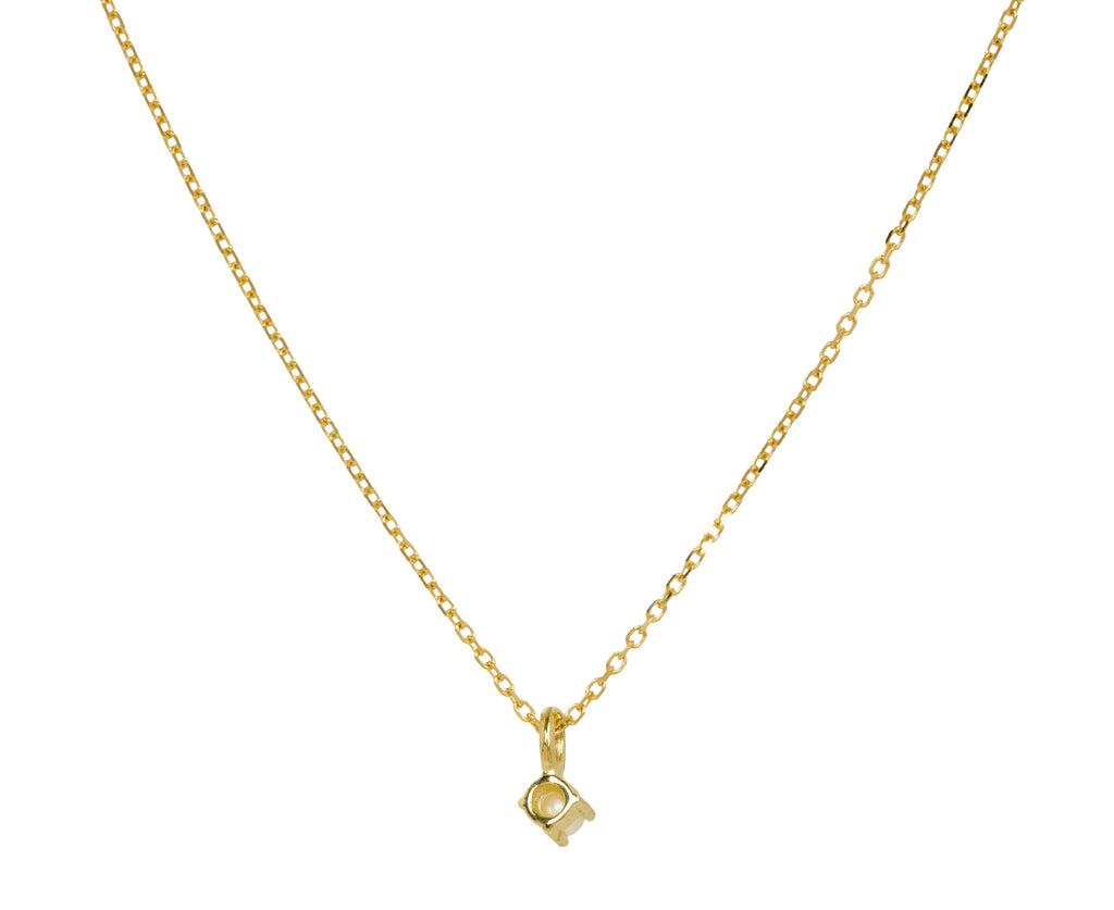 Jennie Kwon Solo Pearl Pendant Necklace - Back View