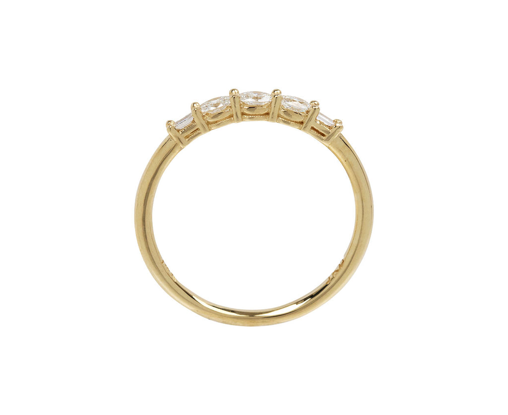 Jennie Kwon Diamond Garland Ring - Side View