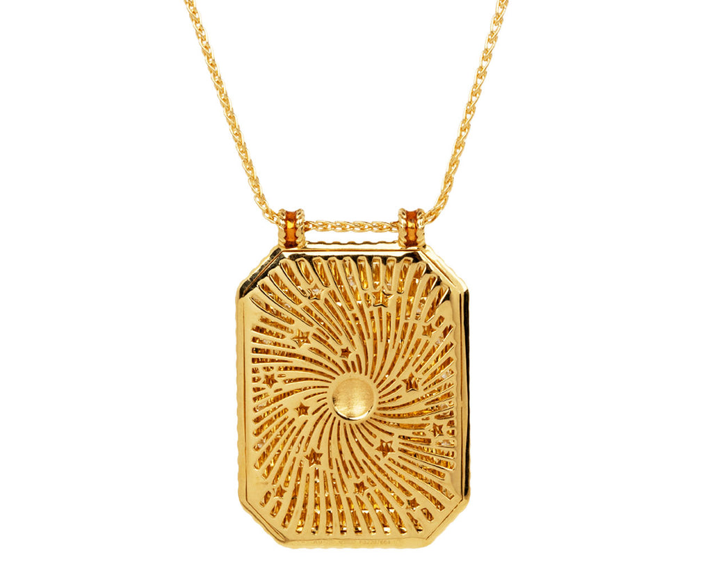 Pink Mushroom Scapular Necklace