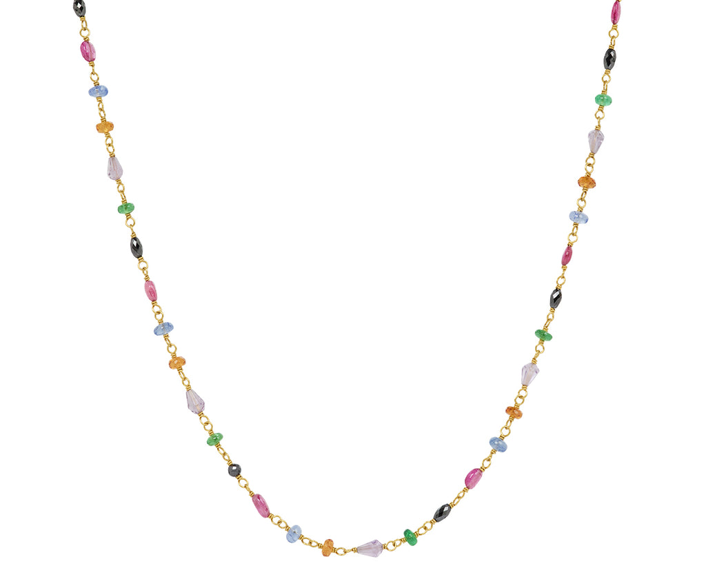 Rainbow Spun Sugar Necklace