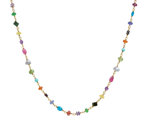 Rainbow Spun Sugar Necklace