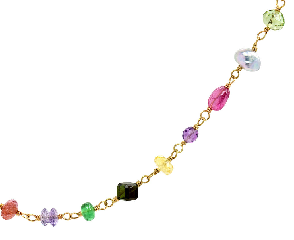 Rainbow Spun Sugar Necklace