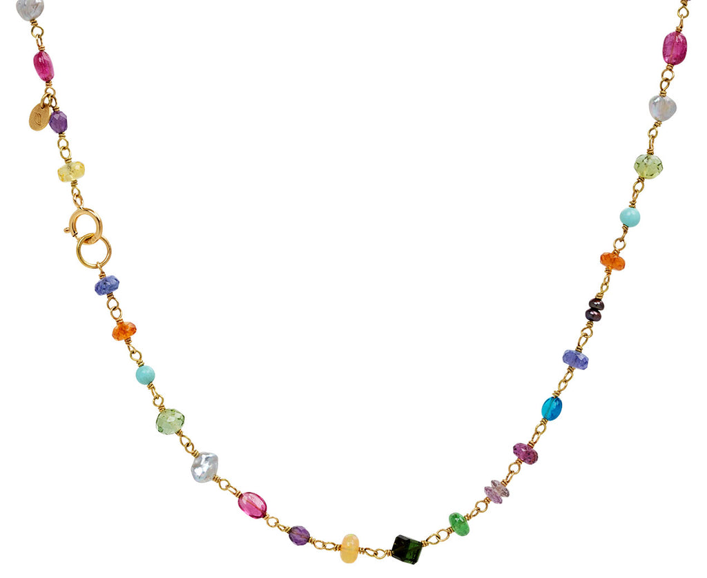 Rainbow Spun Sugar Necklace