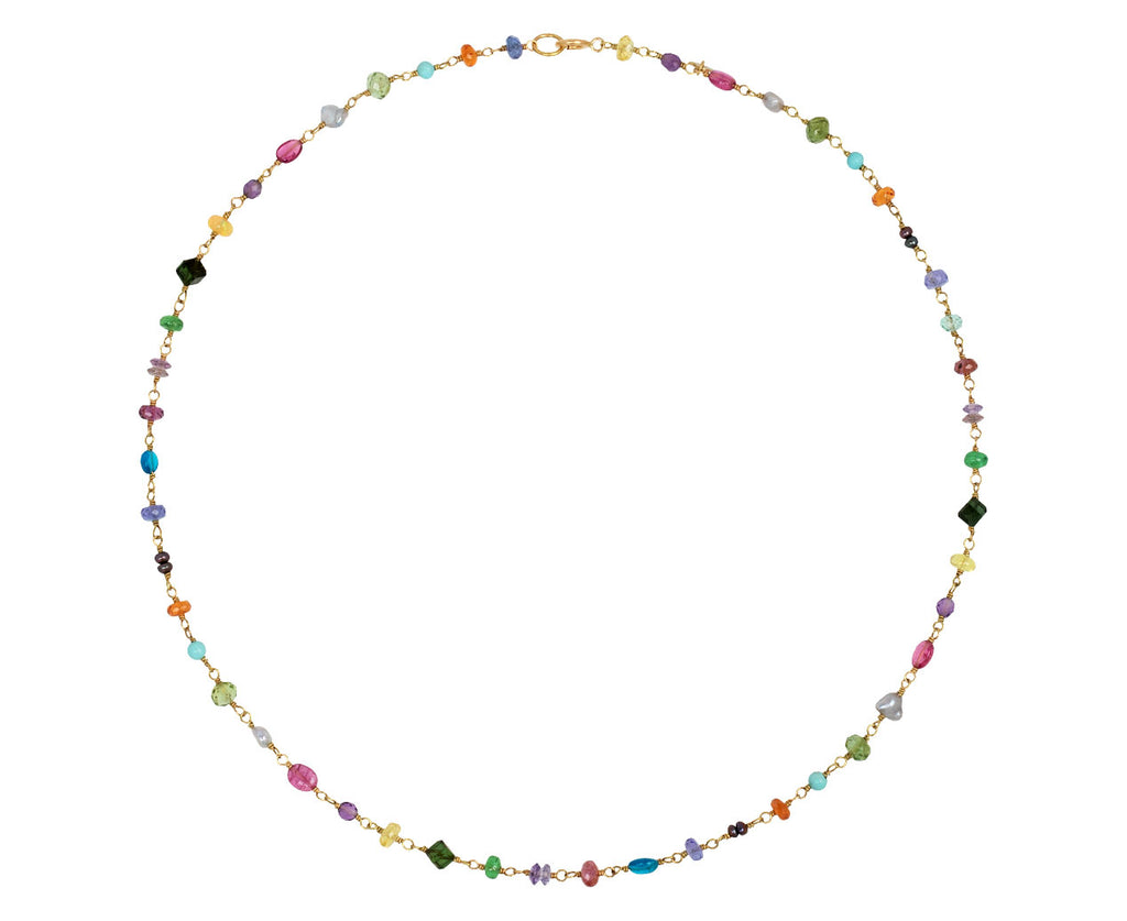 Rainbow Spun Sugar Necklace