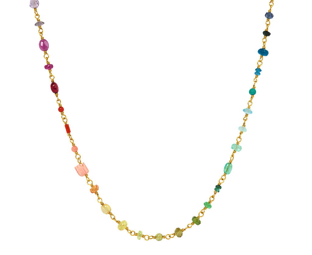 Rainbow Spun Sugar Necklace