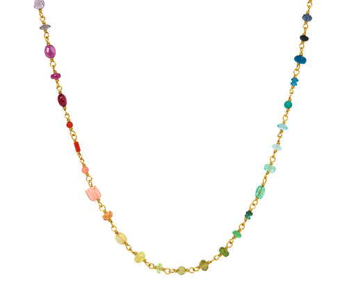 Rainbow Spun Sugar Necklace