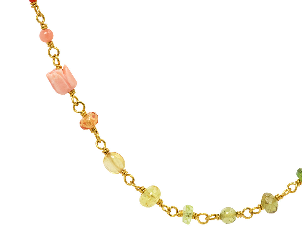 Rainbow Spun Sugar Necklace