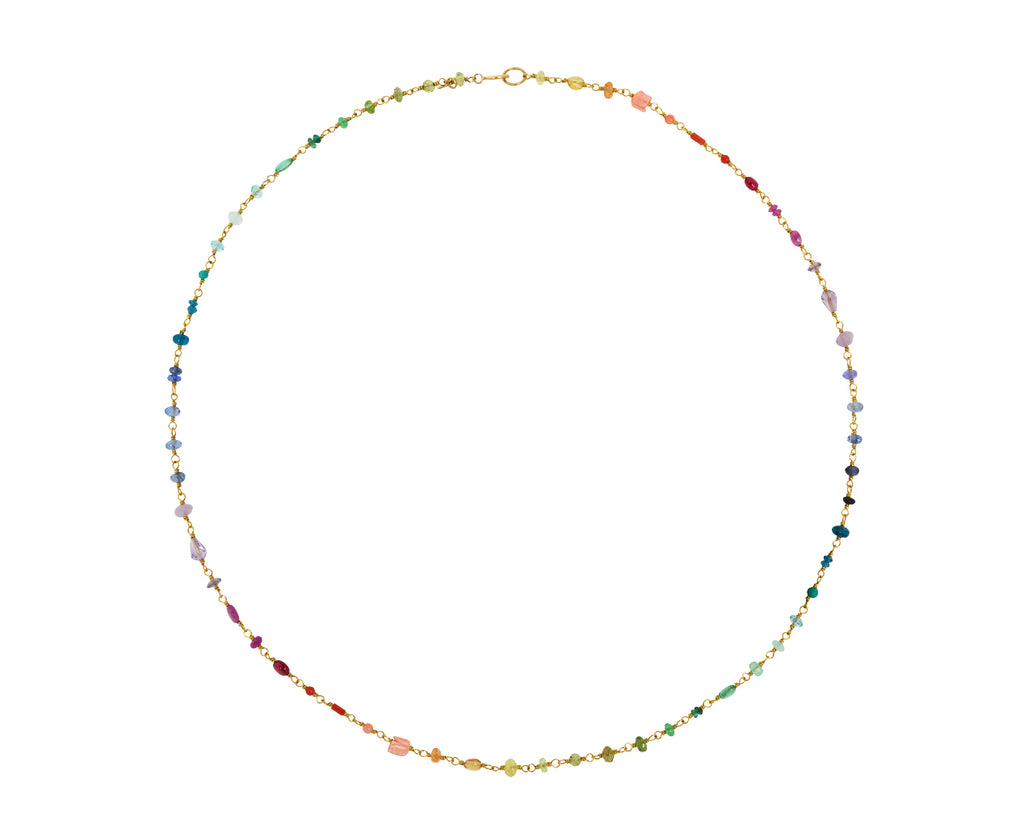 Rainbow Spun Sugar Necklace