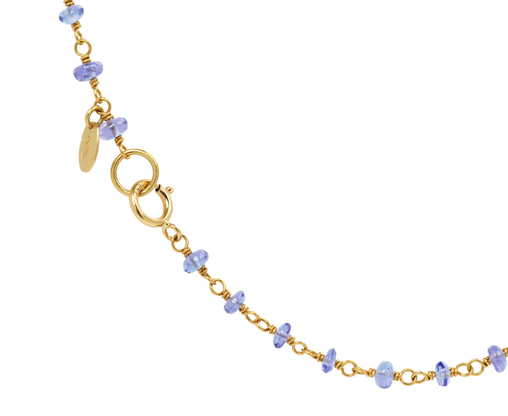 Tanzanite and Lavender Sapphire Spun Sugar Necklace