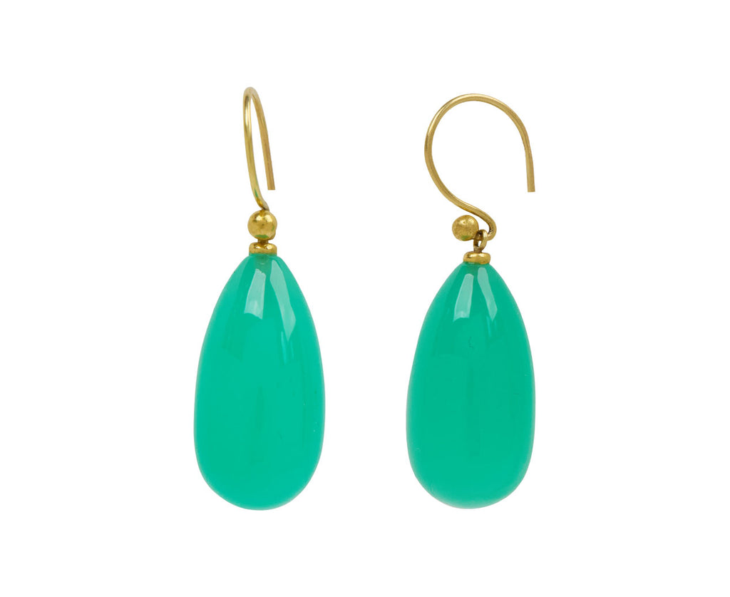 Chrysoprase Peg Earrings