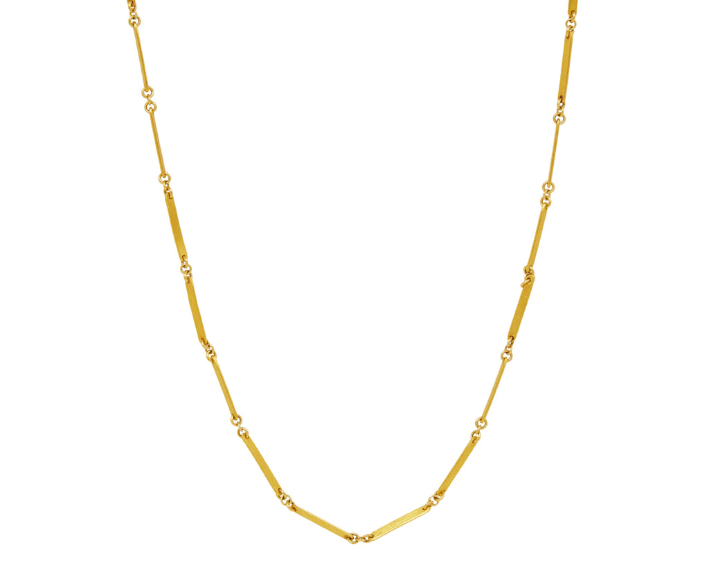 Mallary Marks Bamboo Gold Link Chain Necklace