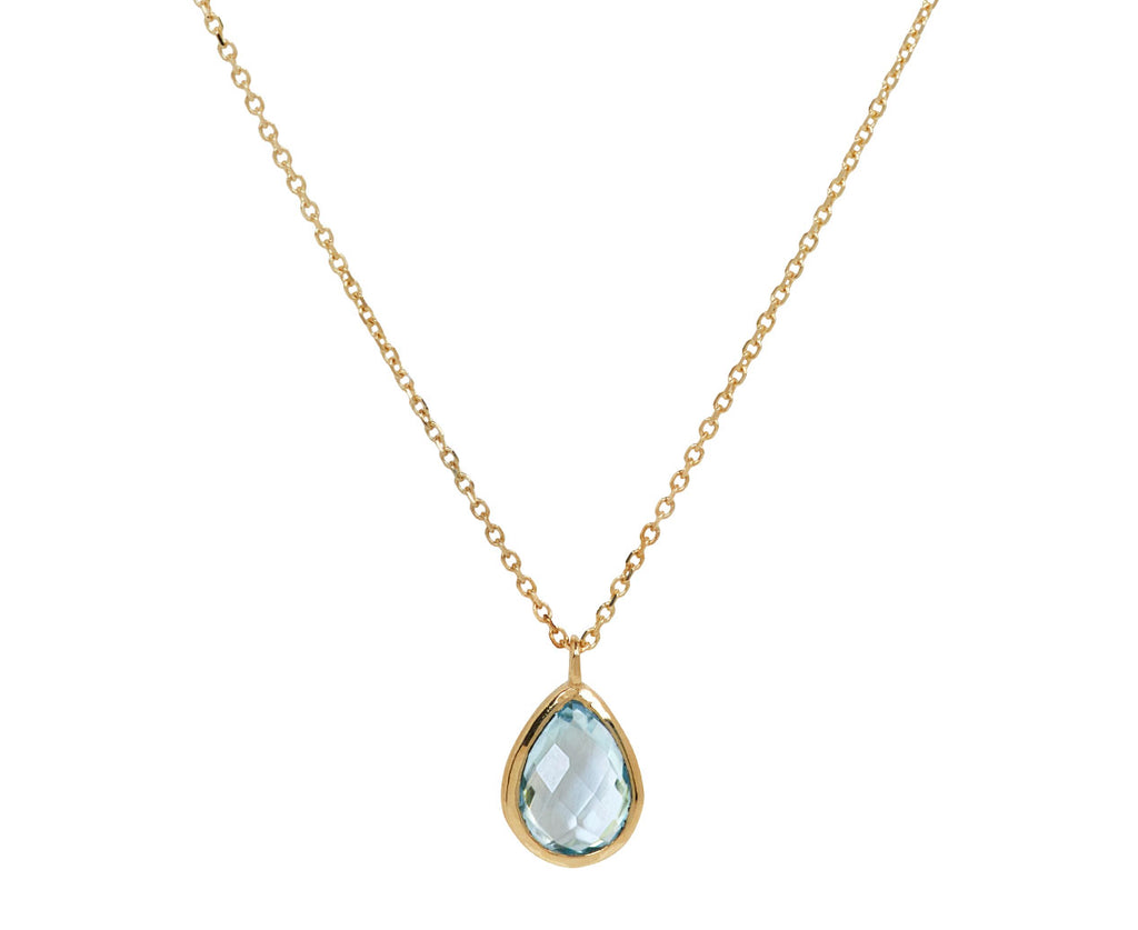 Mateo Blue Topaz Pendant Necklace