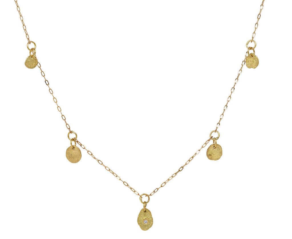 Sarah McGuire Gold and Diamond Kelp Scatter Necklace