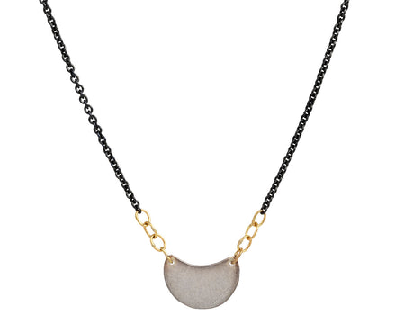 Silver Luna Pendant Necklace