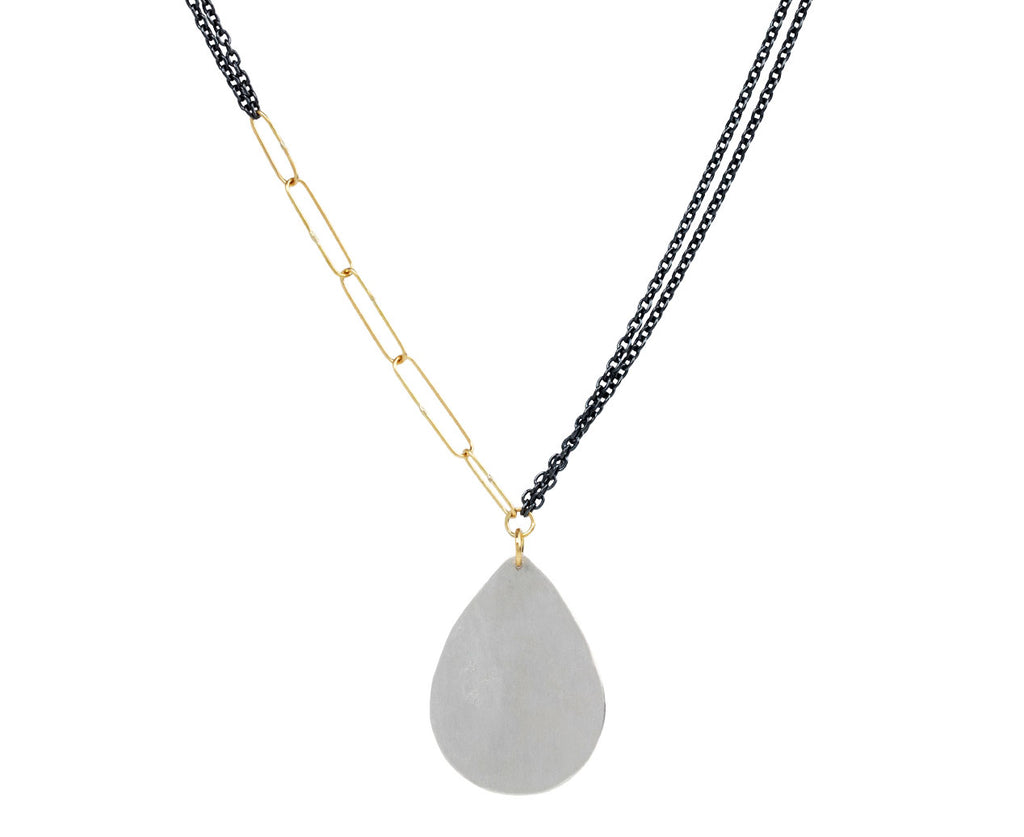 Sarah McGuire Parchment Teardrop Necklace