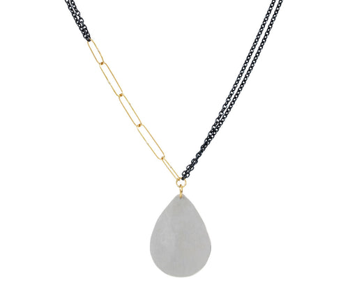 Sarah McGuire Parchment Teardrop Necklace