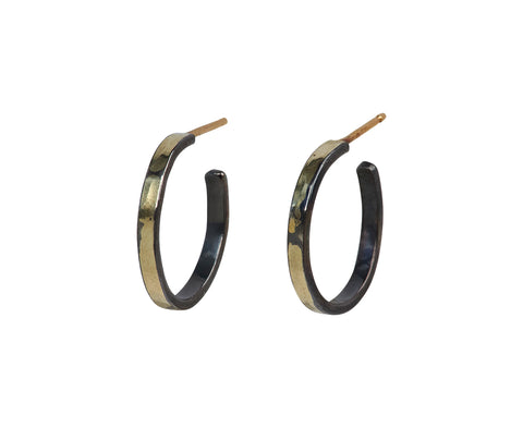 Sarah McGuire Small Gilded Hoop Earrings