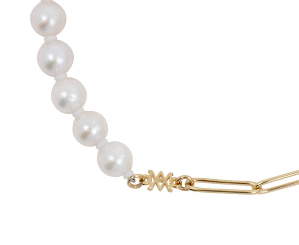 Milamore Classic Pearl Duo Chain Bracelet
