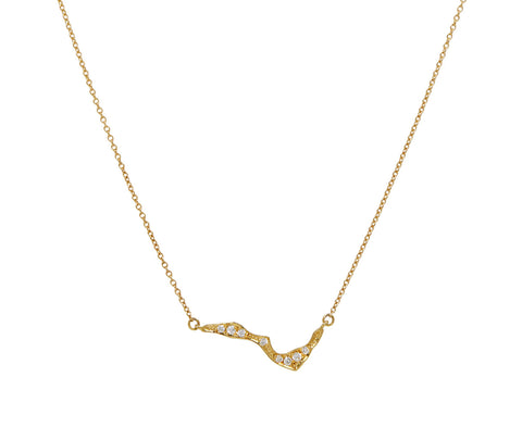 Diamond Mini Kintsugi Necklace - TWISTonline