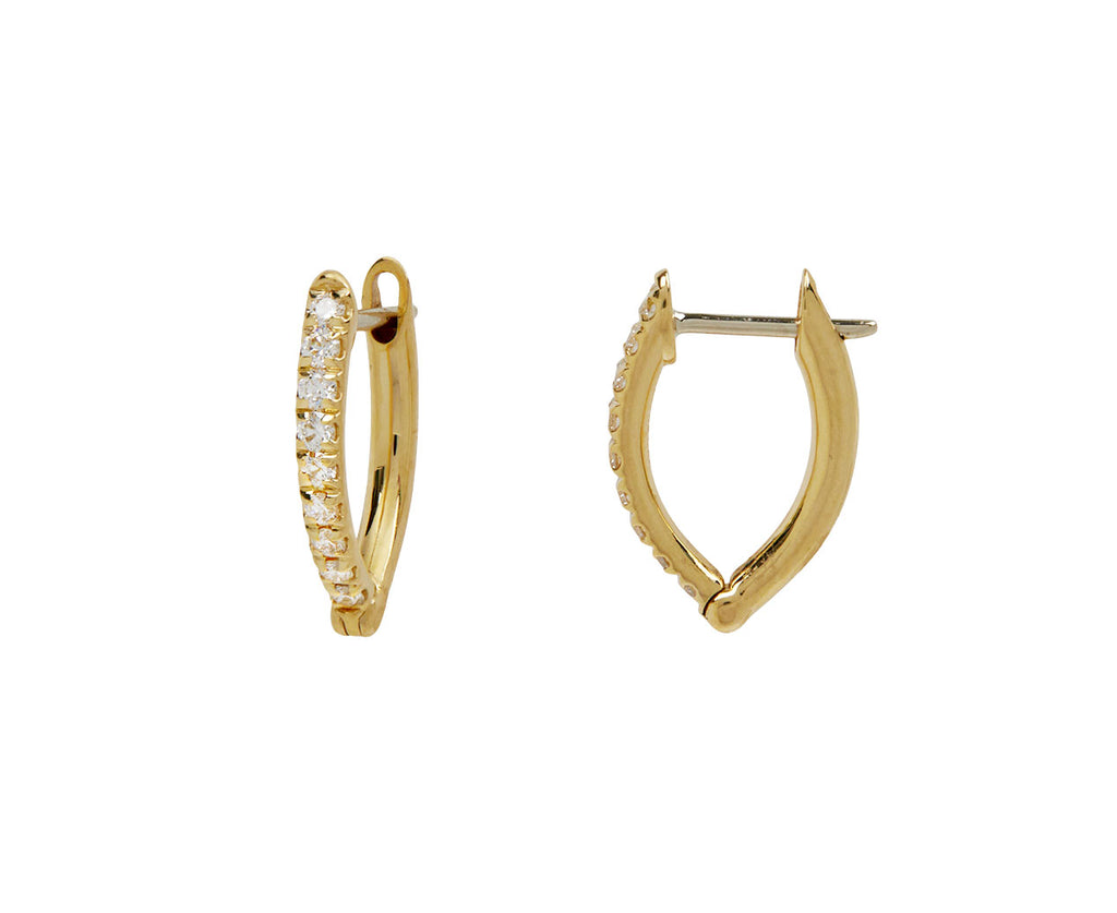 Small Diamond Cristina Hoop Earrings