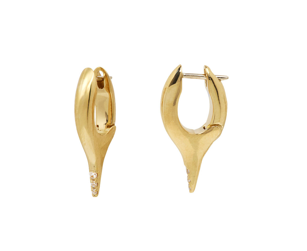 Diamond Tip Mini Lola Needle Earrings