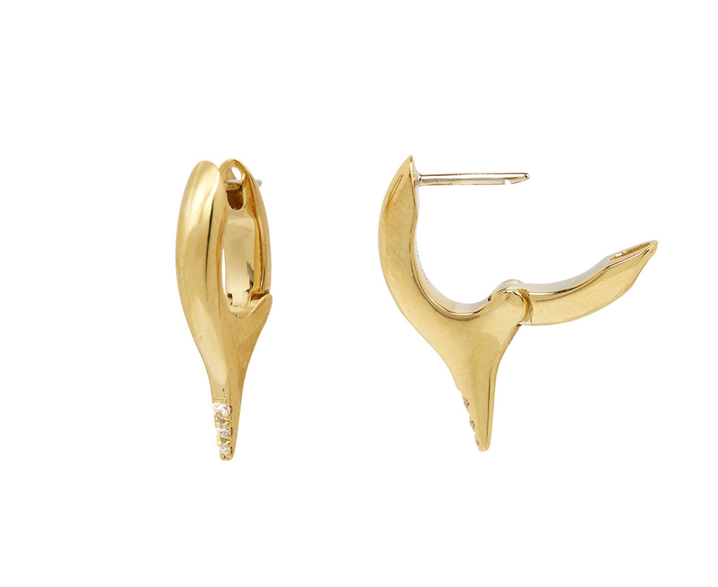 Diamond Tip Mini Lola Needle Earrings