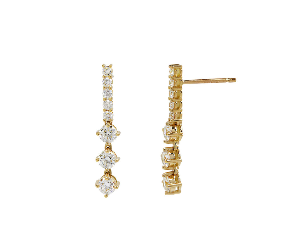 Medium Diamond Stella Earrings