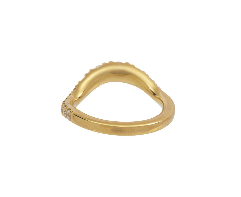Diamond Clara Graduated Wave Ring