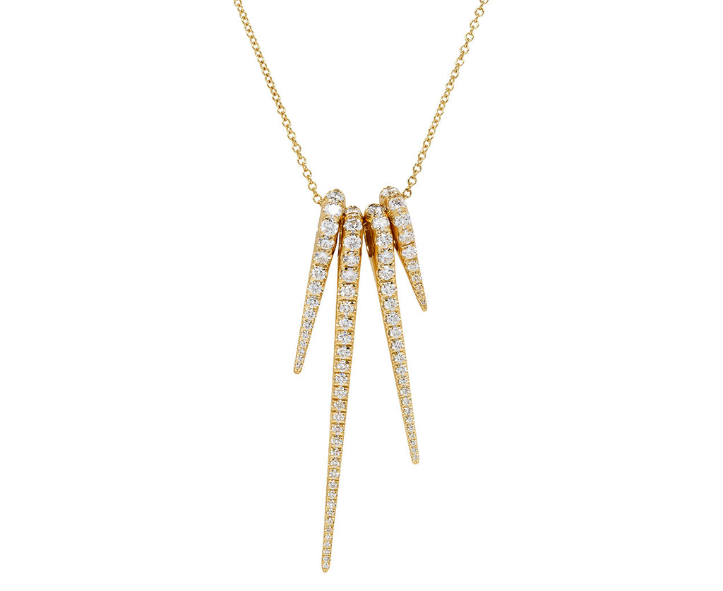 Diamond Lola Needle Pendant Necklace