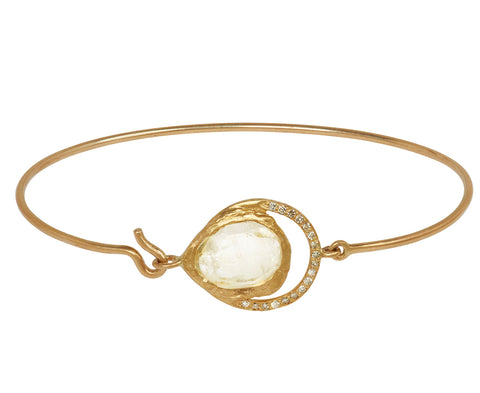 Pascale Monvoisin Rainbow Moonstone Gaia Bracelet