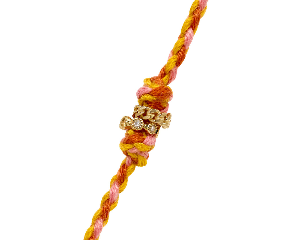 Pascale Monvoisin Pearl and Diopside Eddie Pendant Necklace - Closeup 2