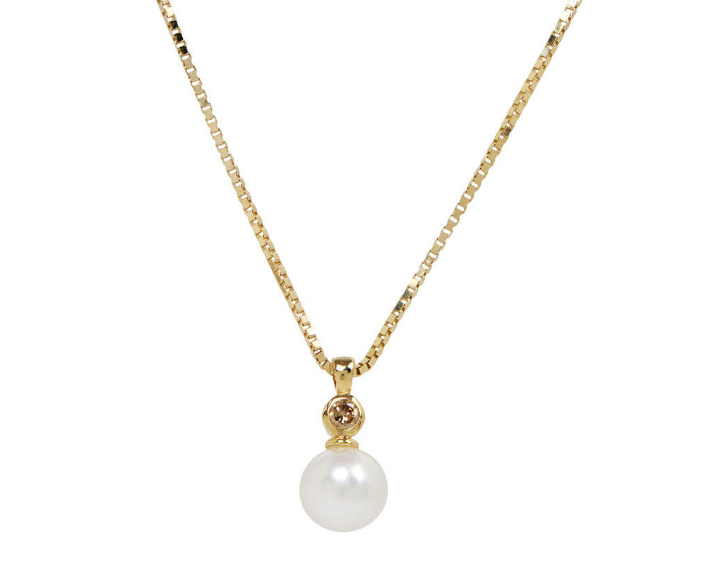 Pearl and Diamond Martha N°1 Necklace