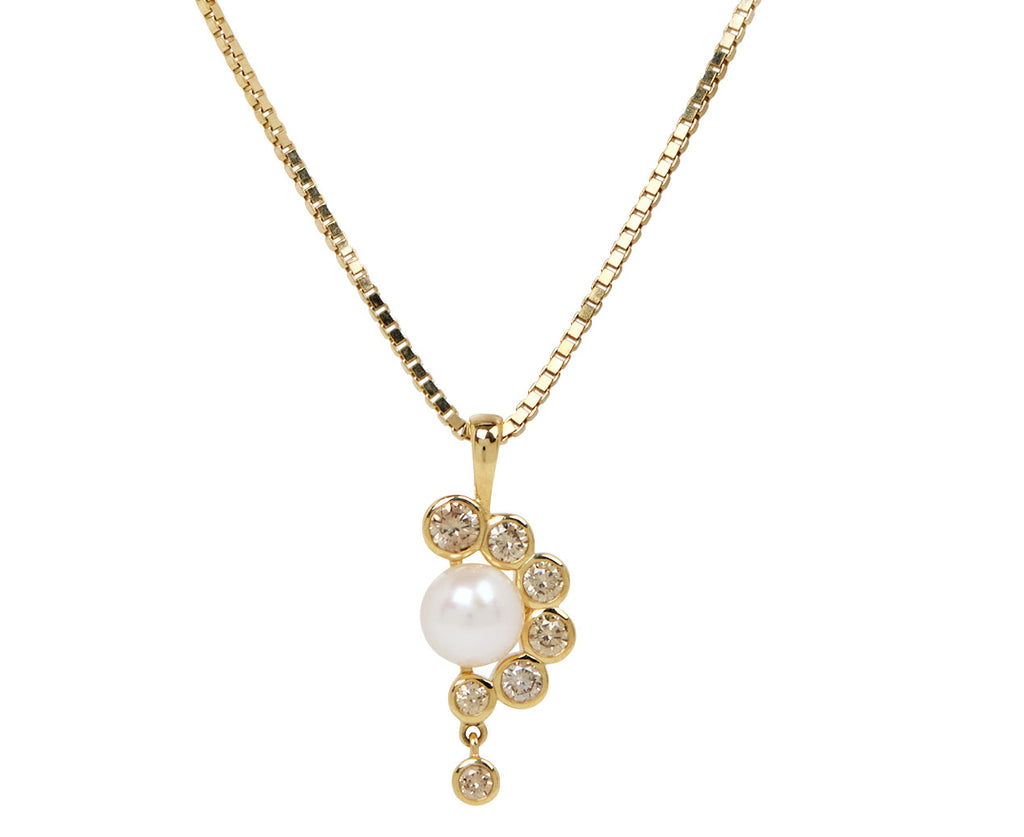 Pearl and Diamond Martha N°2 Necklace