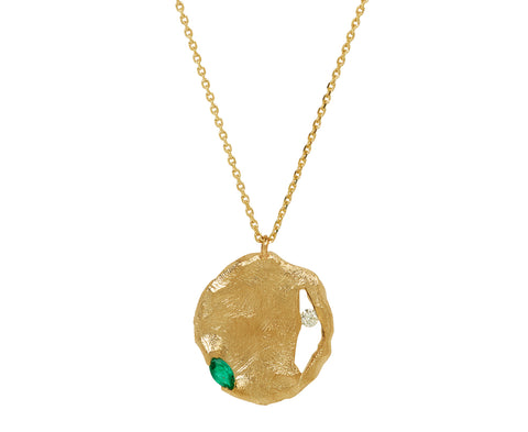 Pascale Monvoisin Noor Emerald Pendant Necklace